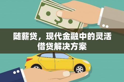 怒江随薪贷，现代金融中的灵活借贷解决方案