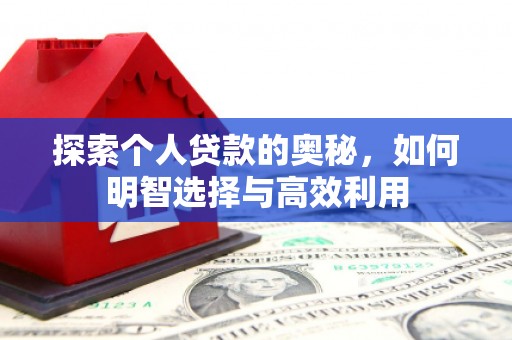 怒江探索个人贷款的奥秘，如何明智选择与高效利用
