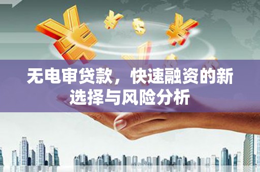 怒江无电审贷款，快速融资的新选择与风险分析