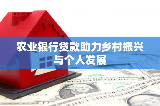 怒江农业银行贷款助力乡村振兴与个人发展