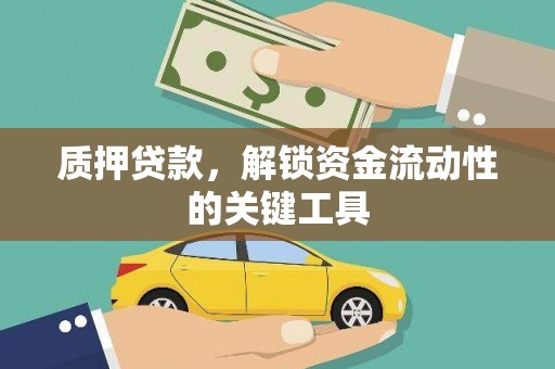 怒江质押贷款，解锁资金流动性的关键工具