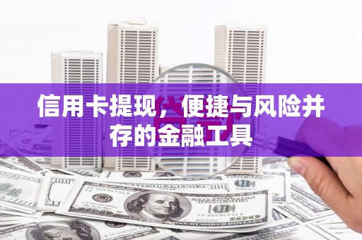 怒江信用卡提现，便捷与风险并存的金融工具