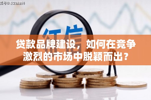 怒江贷款品牌建设，如何在竞争激烈的市场中脱颖而出？