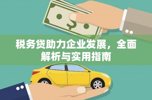 怒江税务贷助力企业发展，全面解析与实用指南